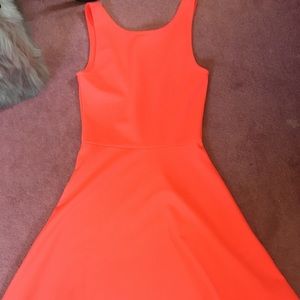 Neon Coral Dress